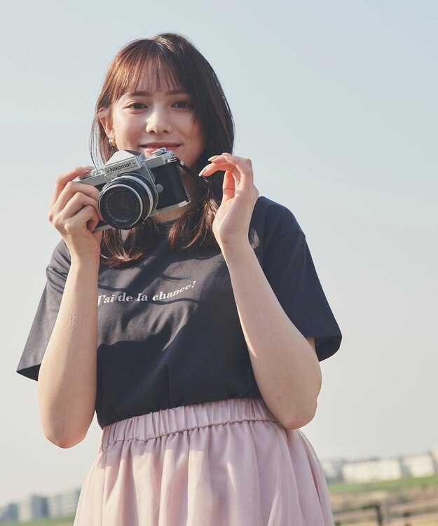 Feroux ロゴプリント Tシャツ グレー系