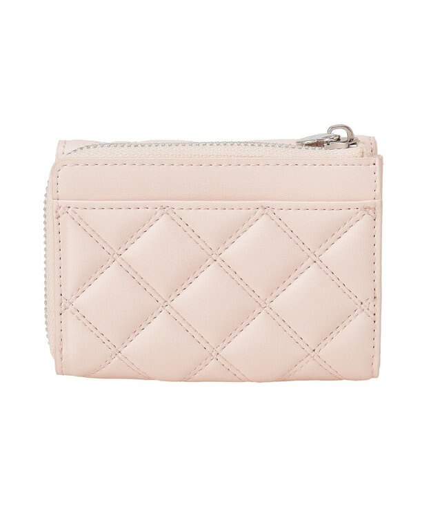 Maison de FLEUR リボンビジューキルティングウォレット Light Pink