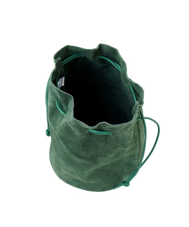 FOLNA RD ベロア巾着ショルダー グレー