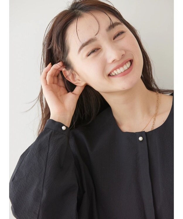 AMERICAN HOLIC サッカーワントーンティアードチュニック Black