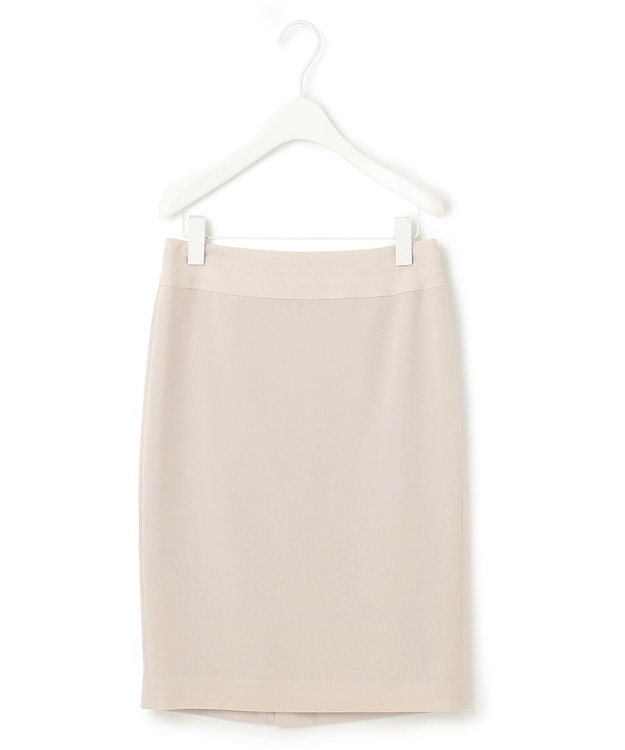 ICB L 【洗える】レーヨンライクトロ タイトスカート トープ系