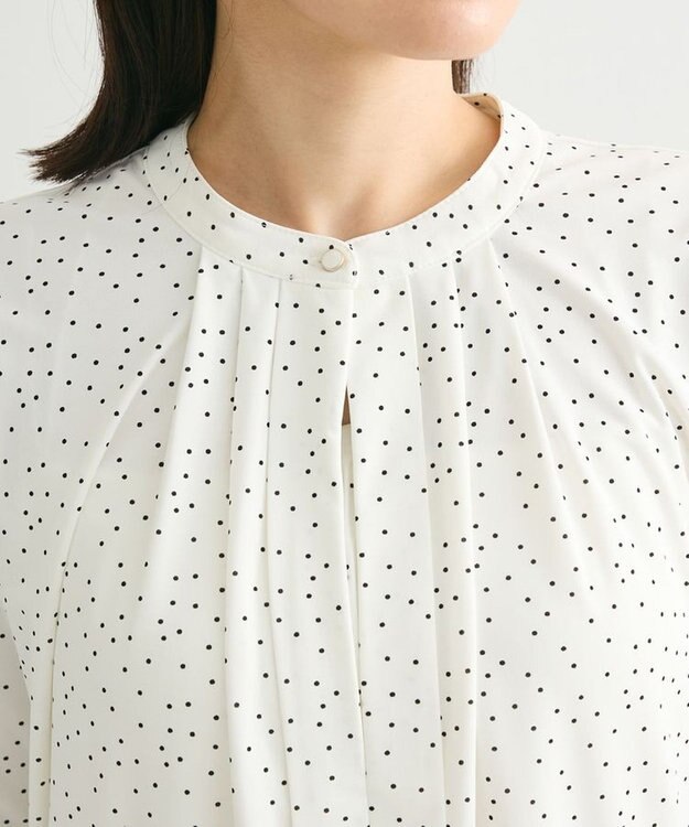 Green Parks ２ｗａｙ　５分袖ブラウソー Dot