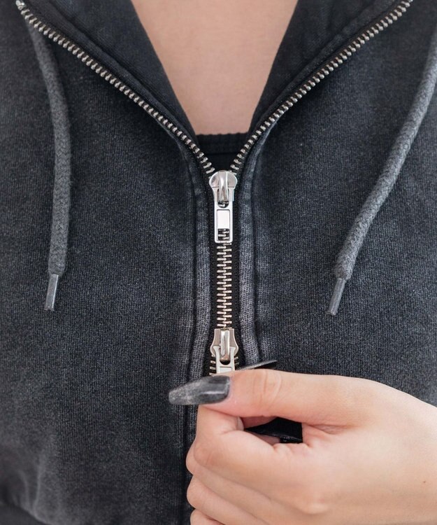 WEGO ノースリーブジップパーカー スミクロ