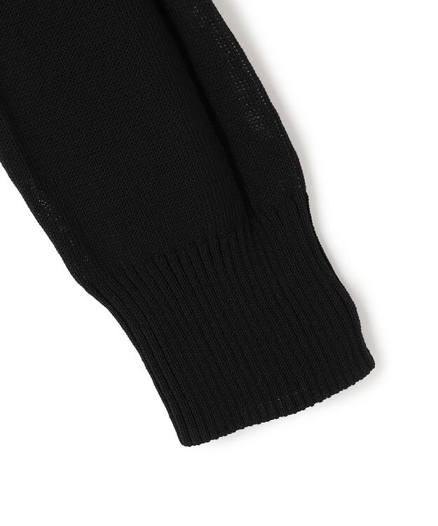 BEIGE， ARSENOPY / コットンドライタッチ Vネックニット Black