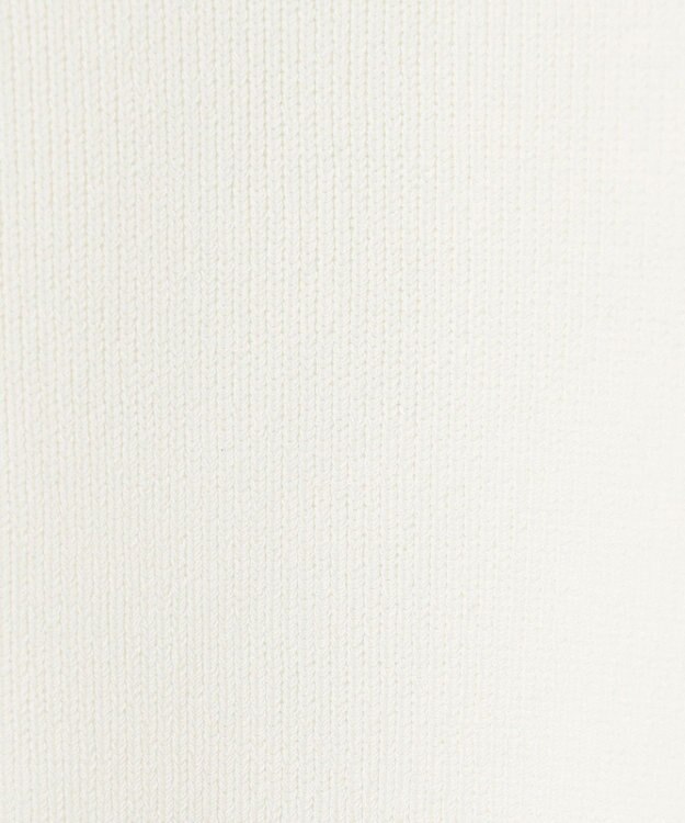 GRACE CONTINENTAL 刺繍パフスリーブニットトップ ホワイト