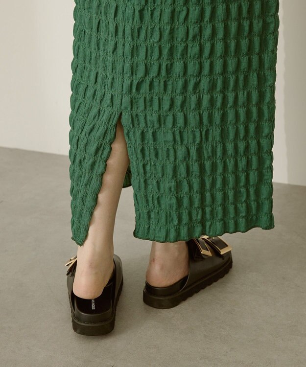 AMERICAN HOLIC ポコポコナロースカート Green