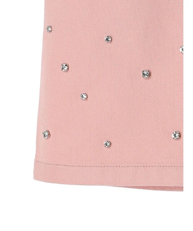 earth music&ecology ビジューデニムミニスカート Pink