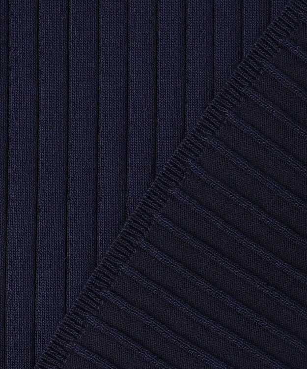 ANY SIS ラインポイント ニット ネイビー