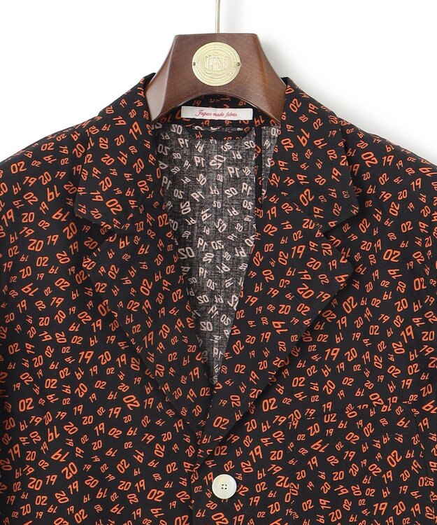 J.PRESS MEN 【J.PRESS ORIGINALS】Broad print 1902 Sack Jacket ブラック系5