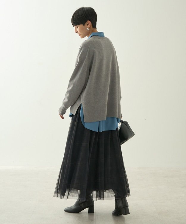 AMERICAN HOLIC チュールギャザースカート Check