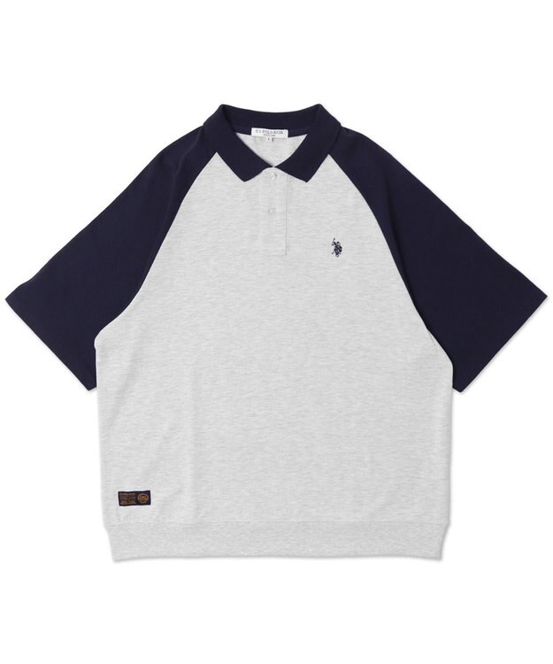 WEGO 【ユニセックス着用ITEM/MLサイズ展開】別注USPOLO　ヘビーウェイトポロT グレーその他