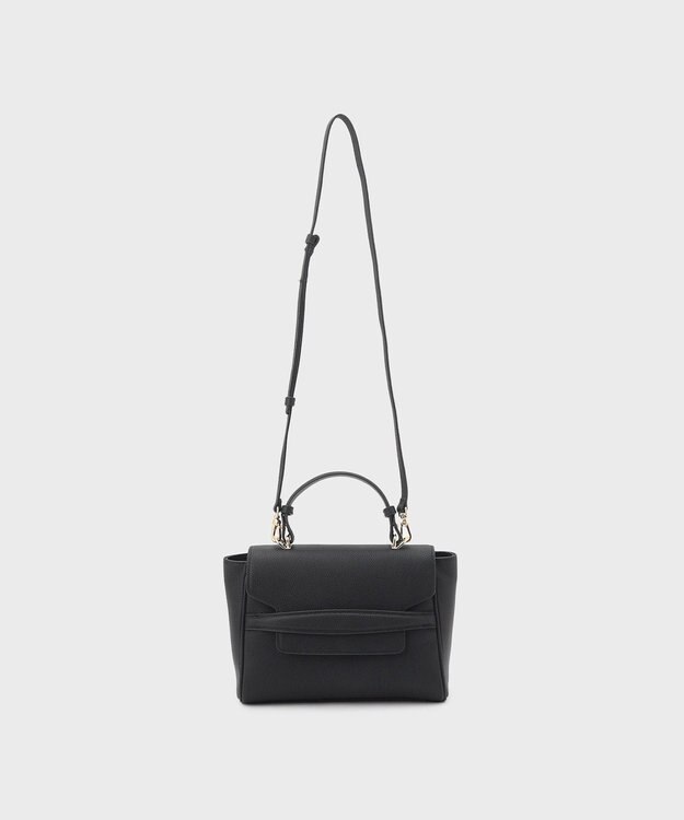 GRACE CONTINENTAL フラップショルダーバッグ ブラック