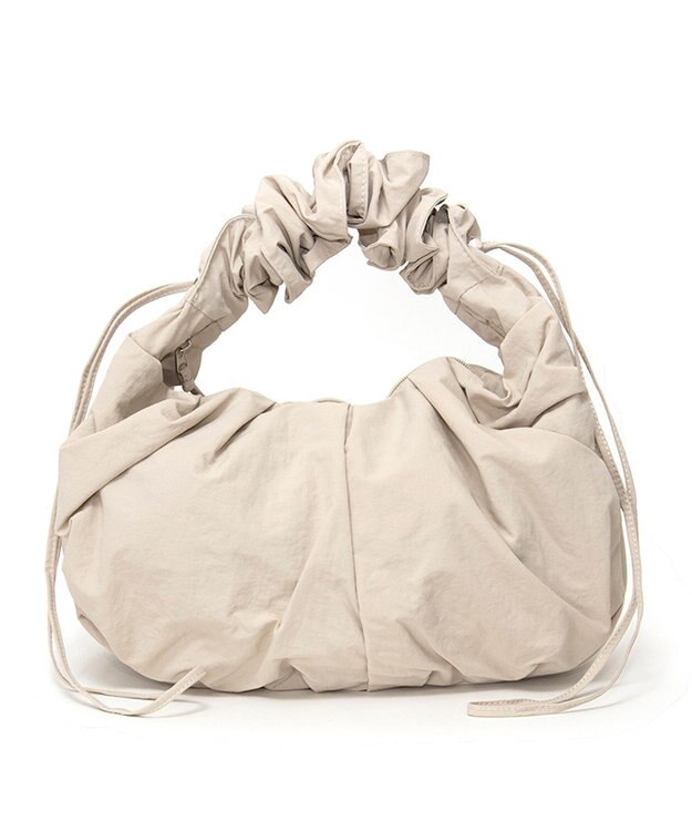 LA BAGAGERIE 【maison vert】 【軽量/多収納】ギャザーワンショルダー Large アイボリー