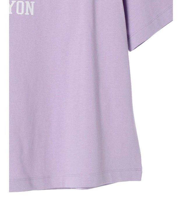 Green Parks 多段カレッジロゴボックスＴシャツ Purple