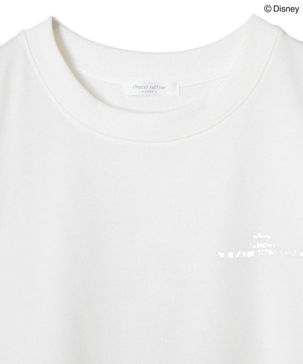 Green Parks ナイトメア／袖プリントミニ裏毛プルオーバー White