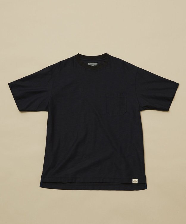 JOSEPH ABBOUD MOUNTAIN 【SPACE】OGスラブプレーティング天竺 カットソー ネイビー系