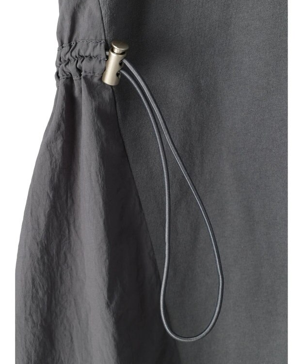 Green Parks 脇ドロストドッキングプルオーバー Gray