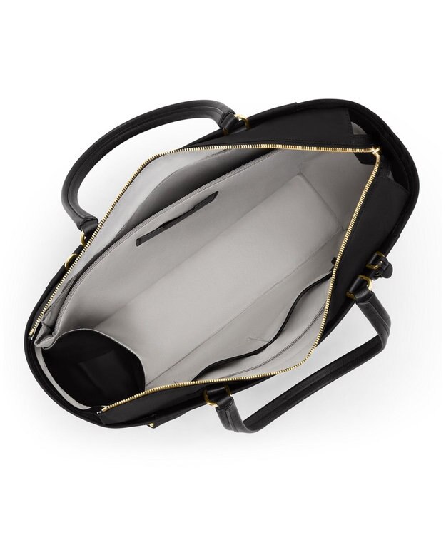 TUMI VOYAGEUR 「ヴァレッタ」ラージ・トート ブラック/ゴールド