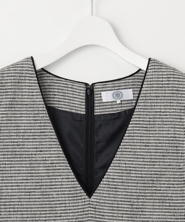 J.PRESS LADIES 【洗える】Calameraリングメッシュ ジャンパースカート モノトーン系