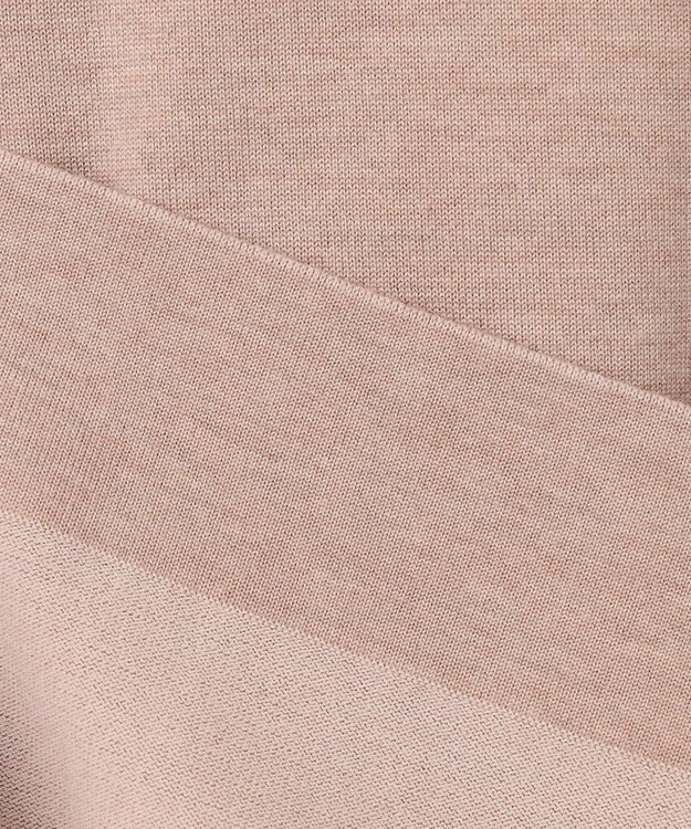 J.PRESS LADIES L 【洗える】WORSTED WOOL BLEND ポロ襟付き カーディガン ベージュ系