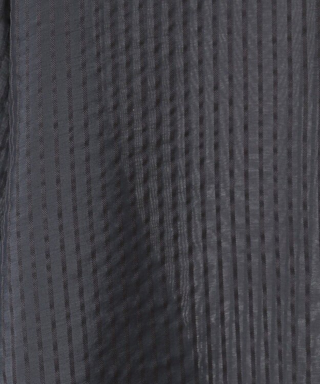 AMERICAN HOLIC シャドーストライプオーバーシャツ Charcoal Gray