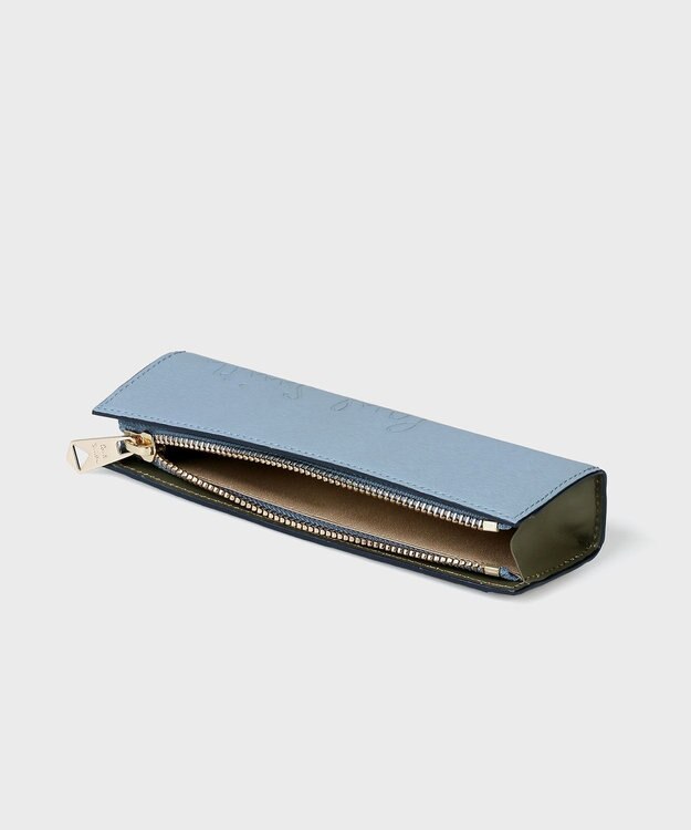 Paul Smith クロップドロゴ ペンケース サックスブルー
