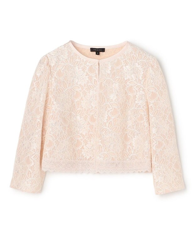 TOCCA LACE MEADOW BOLERO ボレロ ピンク系