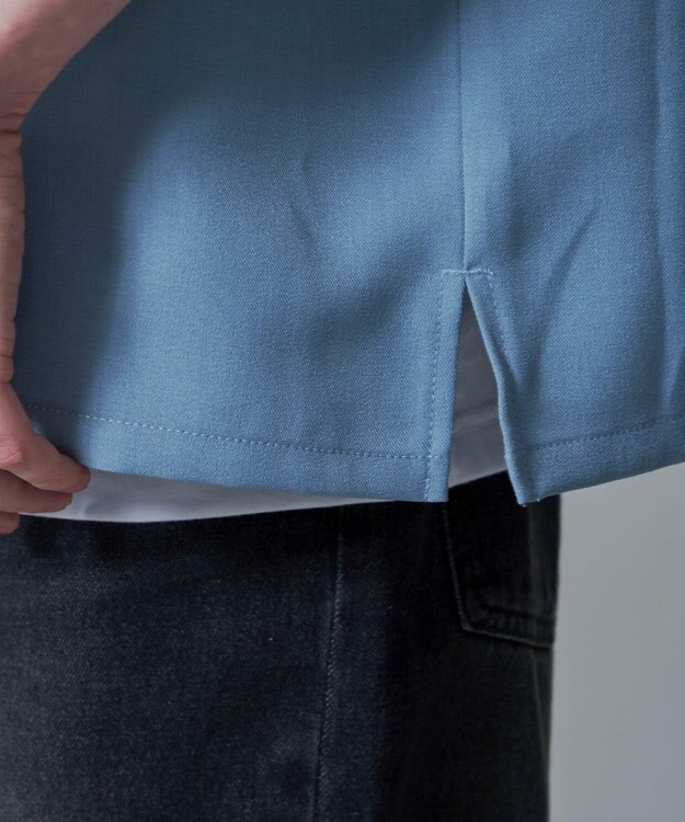 WEGO 【速乾/しわになりにくい/MLサイズ展開】ドライポリアンサンブルプルオーバー（SS） サックス