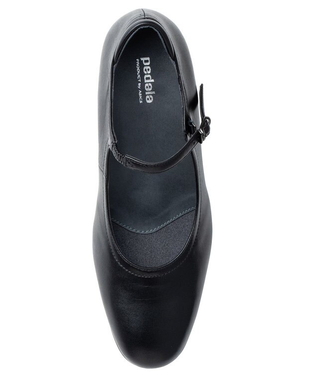 ASICS WALKING ペダラウォーキングシューズ 2E ヒール高4.5cm ブラック系