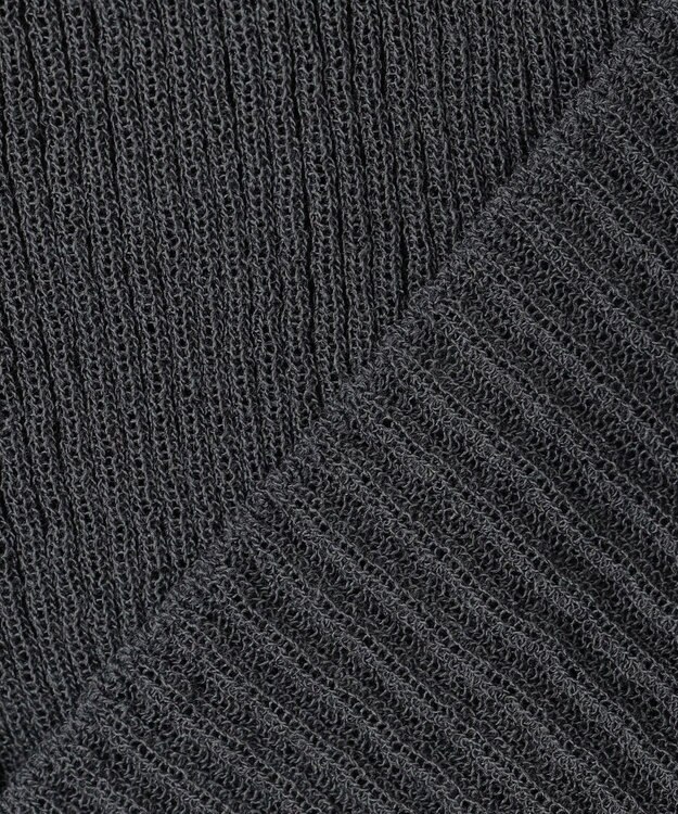 uncrave シアーニット カーディガン（uncrave WHITE） ブルーグレー