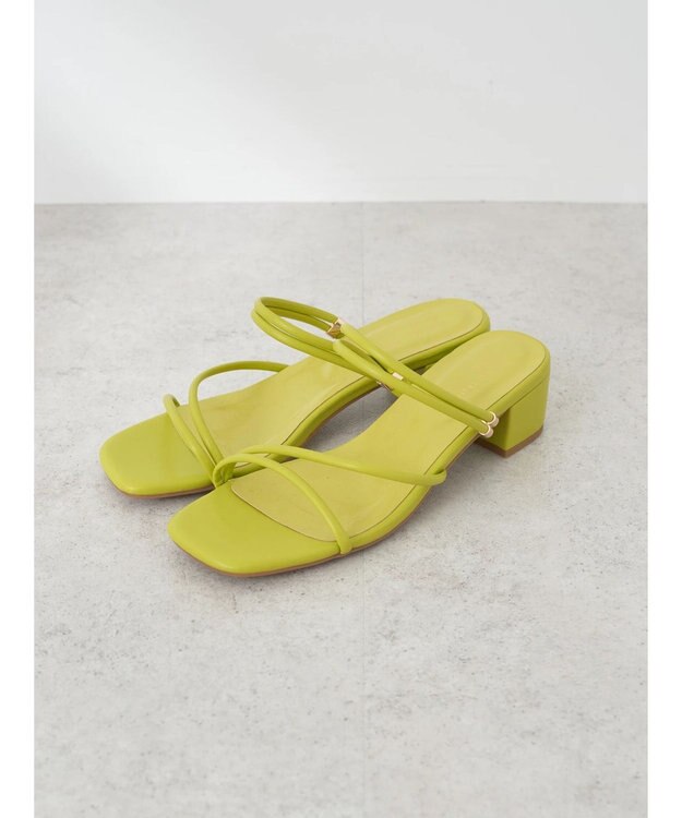 earth music&ecology ＯＲｉｅｎｔａｌＴＲａｆｆｉｃ　チューブサンダル Lime Green