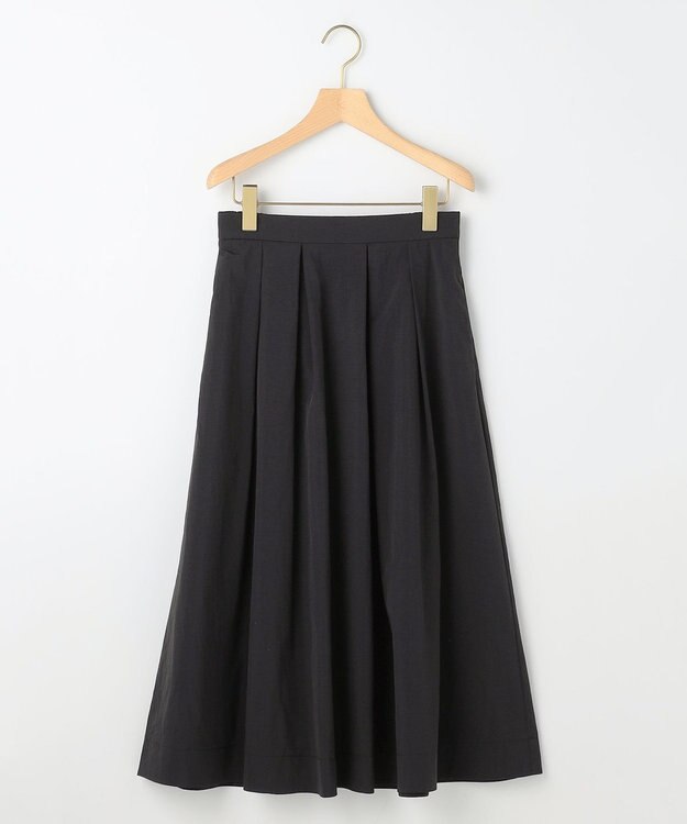 組曲 【先行予約】ライトファンクション  タックフレアスカート ブラック系