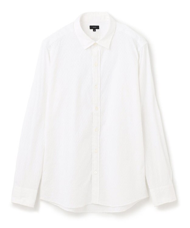 JOSEPH HOMME アロージャガードストレッチ　レギュラーカラーシャツ ホワイト系