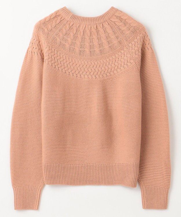 ANY 【洗濯機可能】ソフトアクリル求心ニット ピンク