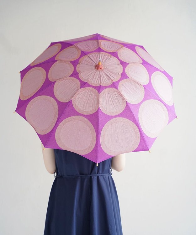 槇田商店 菜-sai- はなまめ　日傘 紫
