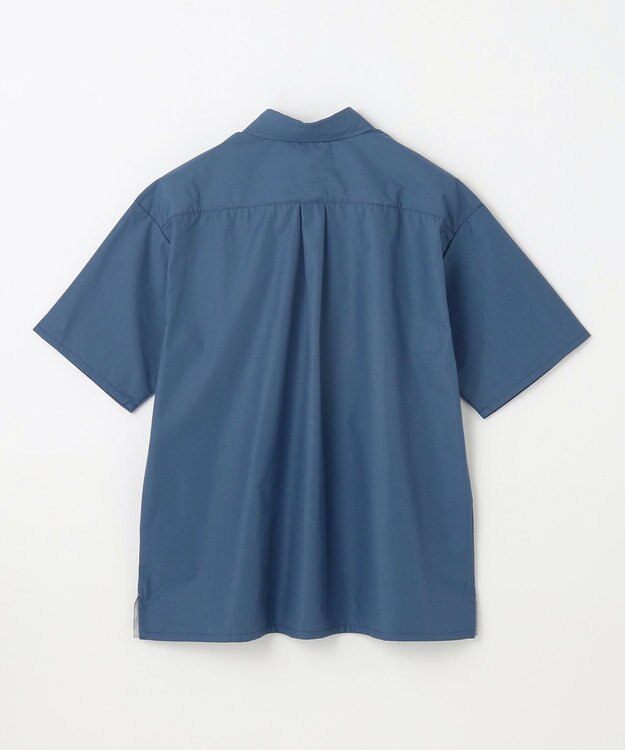 J.PRESS KIDS 【140-170cm】TCブロード パネルボーダープリント シャツ ダルブルー系