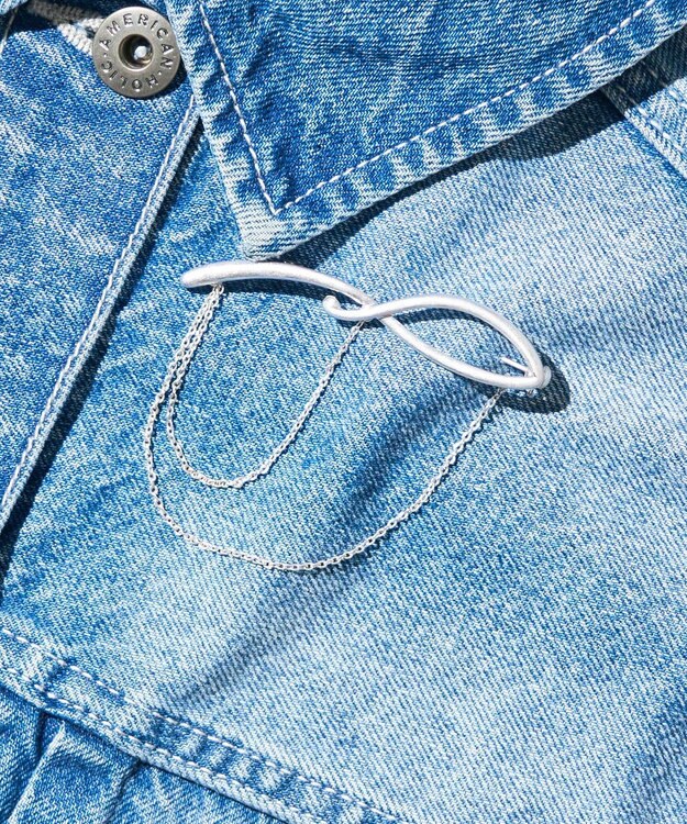 AMERICAN HOLIC ダブルチェーンブローチ