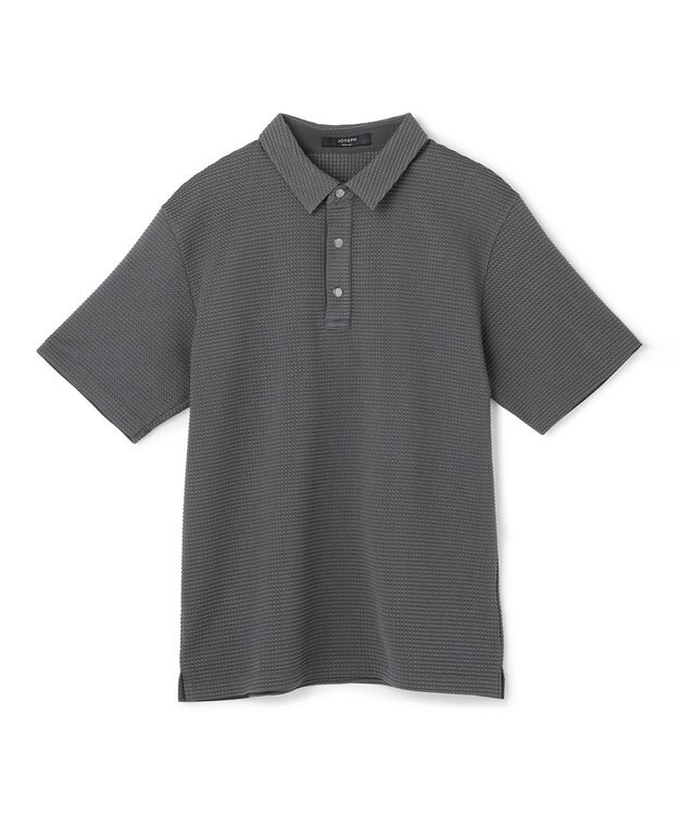 JOSEPH HOMME 【オリジナル素材】ライトタックジャージー　ポロ グレー系