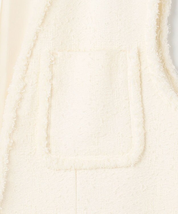 BEIGE， DAHLIA / ツイードジレ Ecru