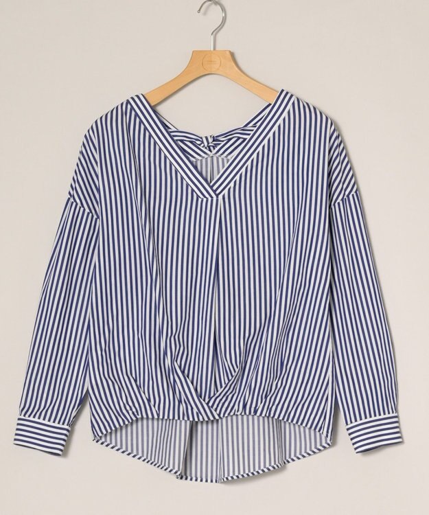 ONWARD Reuse Park 【any FAM】ブラウス春夏 ネイビー