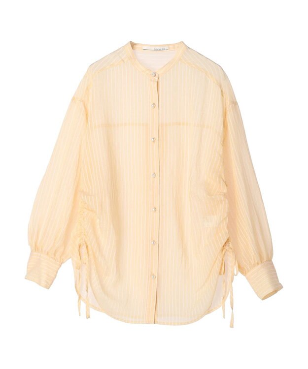 Green Parks ・ＥＬＥＮＣＡＲＥ　ＤＵＥ　ストライプシャツチュニック Yellow