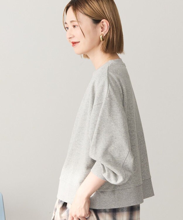 AMERICAN HOLIC 裏毛クロップドプルオーバー Gray Mixture