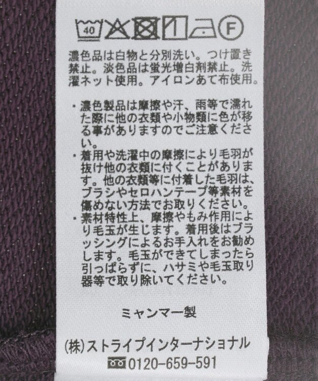 AMERICAN HOLIC 裏毛クロップドプルオーバー Wine