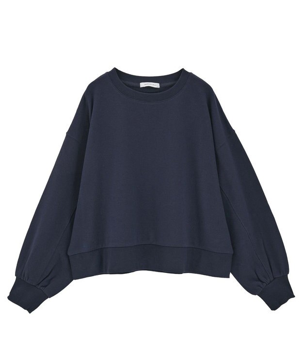 AMERICAN HOLIC 裏毛クロップドプルオーバー Dark Navy