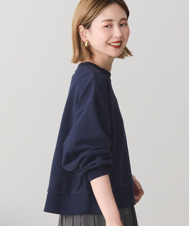 AMERICAN HOLIC 裏毛クロップドプルオーバー Dark Navy
