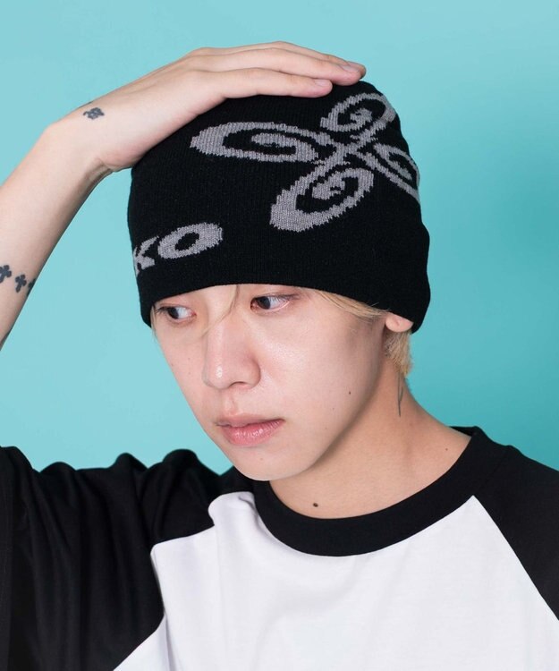 WEGO 【ユニセックス着用ITEM】別注PIKOシングルニットワッチ ブラック