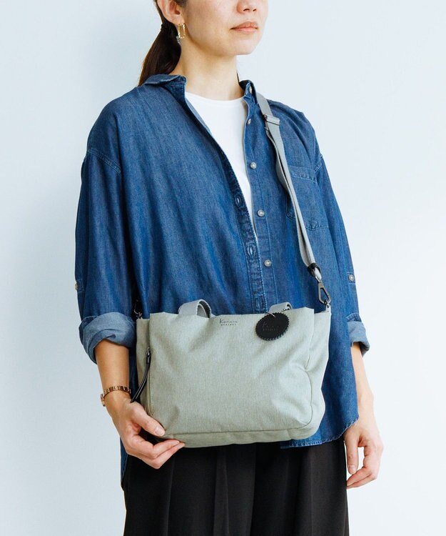 ACE BAGS & LUGGAGE Kanana project COLLECTION サリールトーン 2way ショルダーバッグ  20172 カナナプロジェクトコレクション カーキ