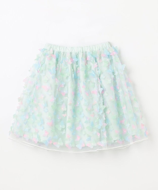 ANY KIDS レインボー チュール スカート ミント