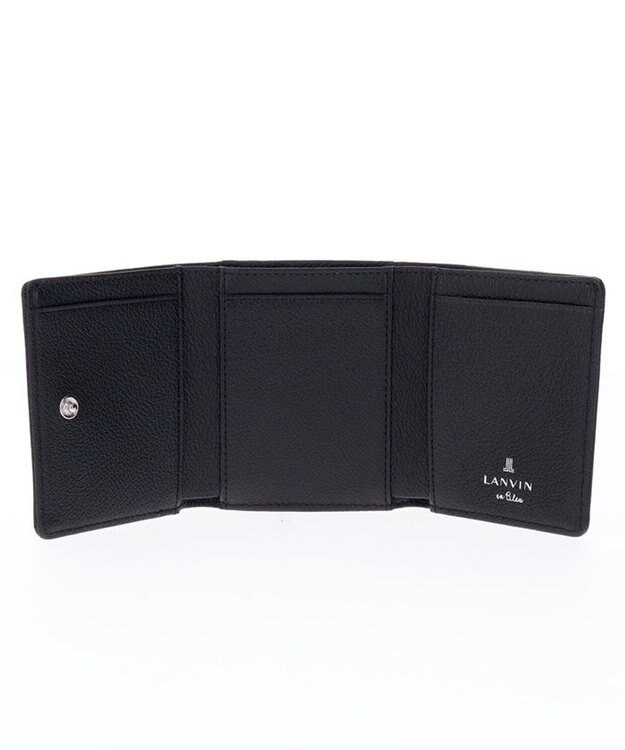 LANVIN en Bleu カリヨン 三つ折り財布 ブラック