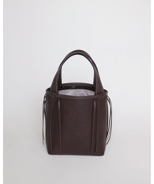 MORROW by thank EMILY NL ハンドバッグ ディープブラウン